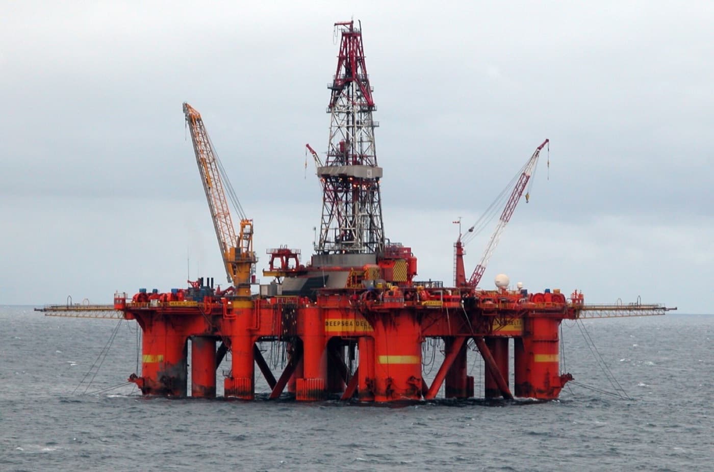 North Sea rig